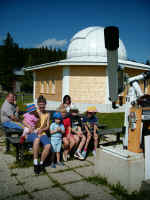 Sonnenf�hrung f�r eine Kindergruppe!